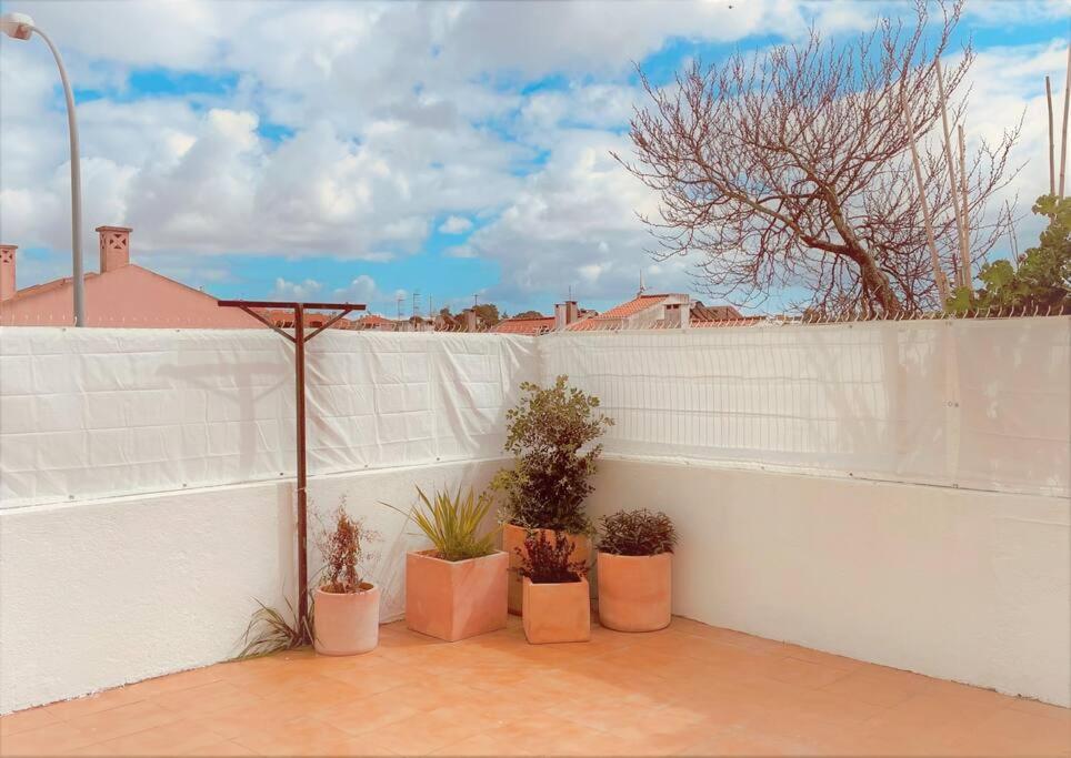 Cozy Apartment With Private Courtyard Barcarena Екстер'єр фото
